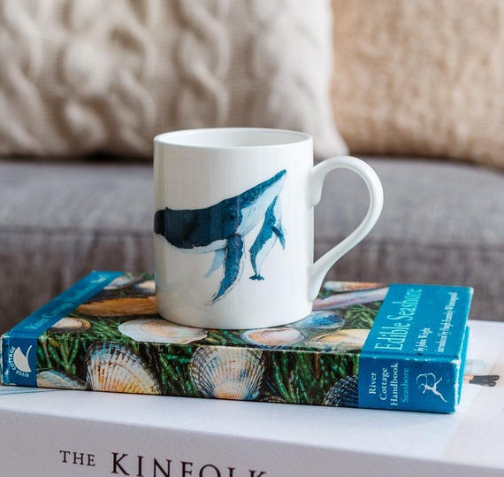 Humpback Whale Mug from an original watercolour