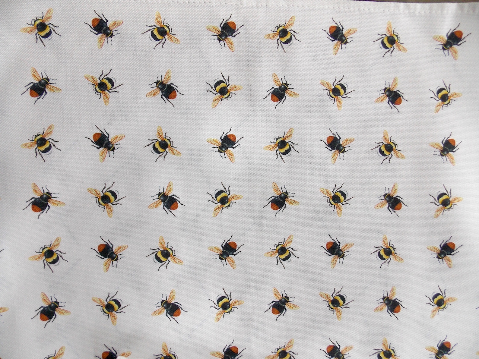 Melrose International Bumble Bee Geometric Tea Towel (Set of 3)