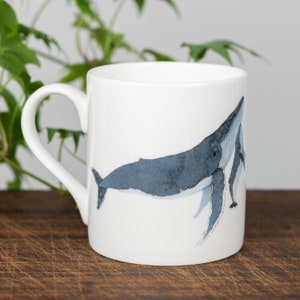 Humpback Whale Mug from an original watercolour