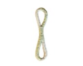 Sisal and Wool Cat Toy For Chewing and Kicking in Green Mist - Green Sisal Loop
