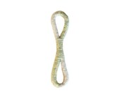 Sisal and Wool Cat Toy For Chewing and Kicking in Green Mist - Green Sisal Loop