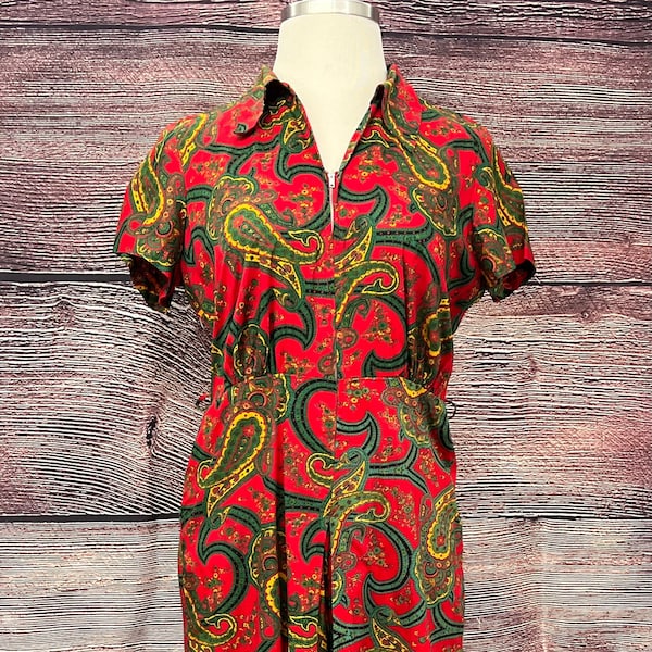 Paisley Jumpsuit Etsy