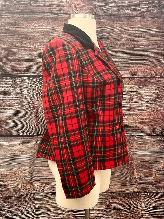 Vintage 90’s Embassy Row Plaid Blazer - image 3