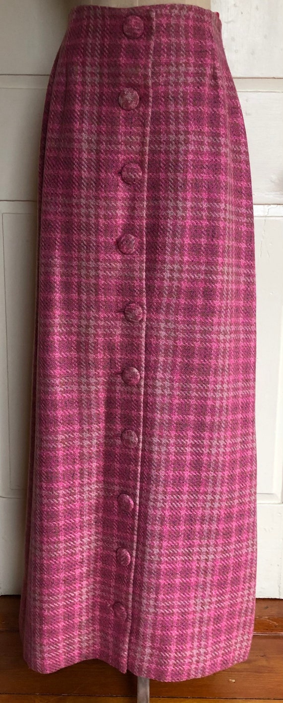 Vintage 1970’s Kinloch Anderson Wool Maxi Skirt
