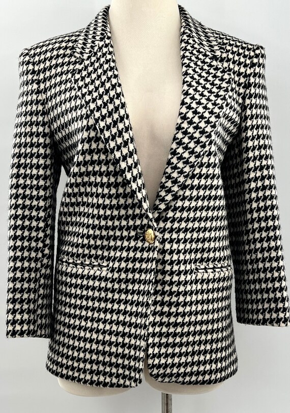 Vintage 80’s International Scene Houndstooth Blaze