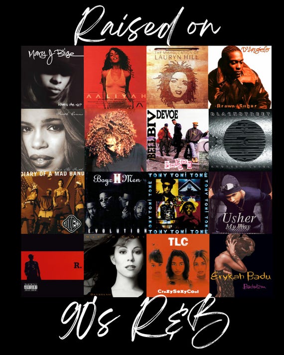 Raised in the 90's R&B - Etsy