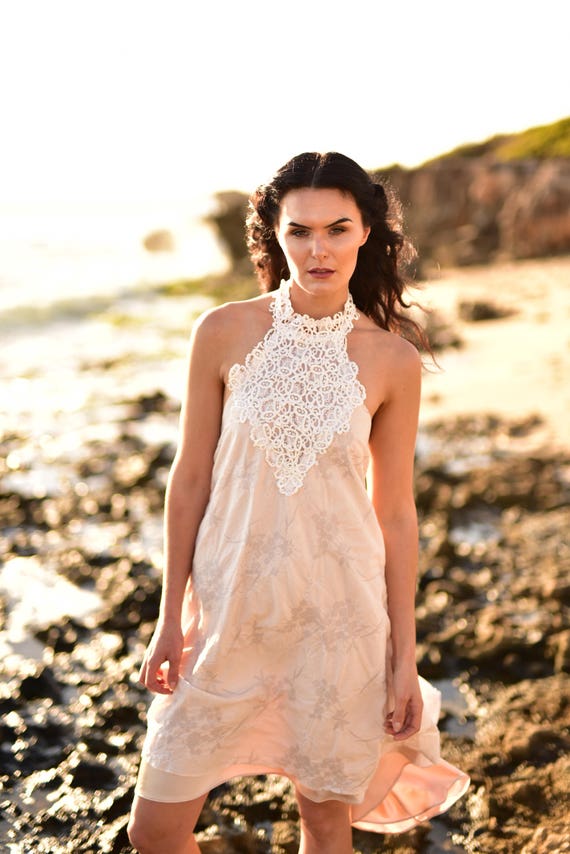 Machere Couture - Vintage Halter Dress