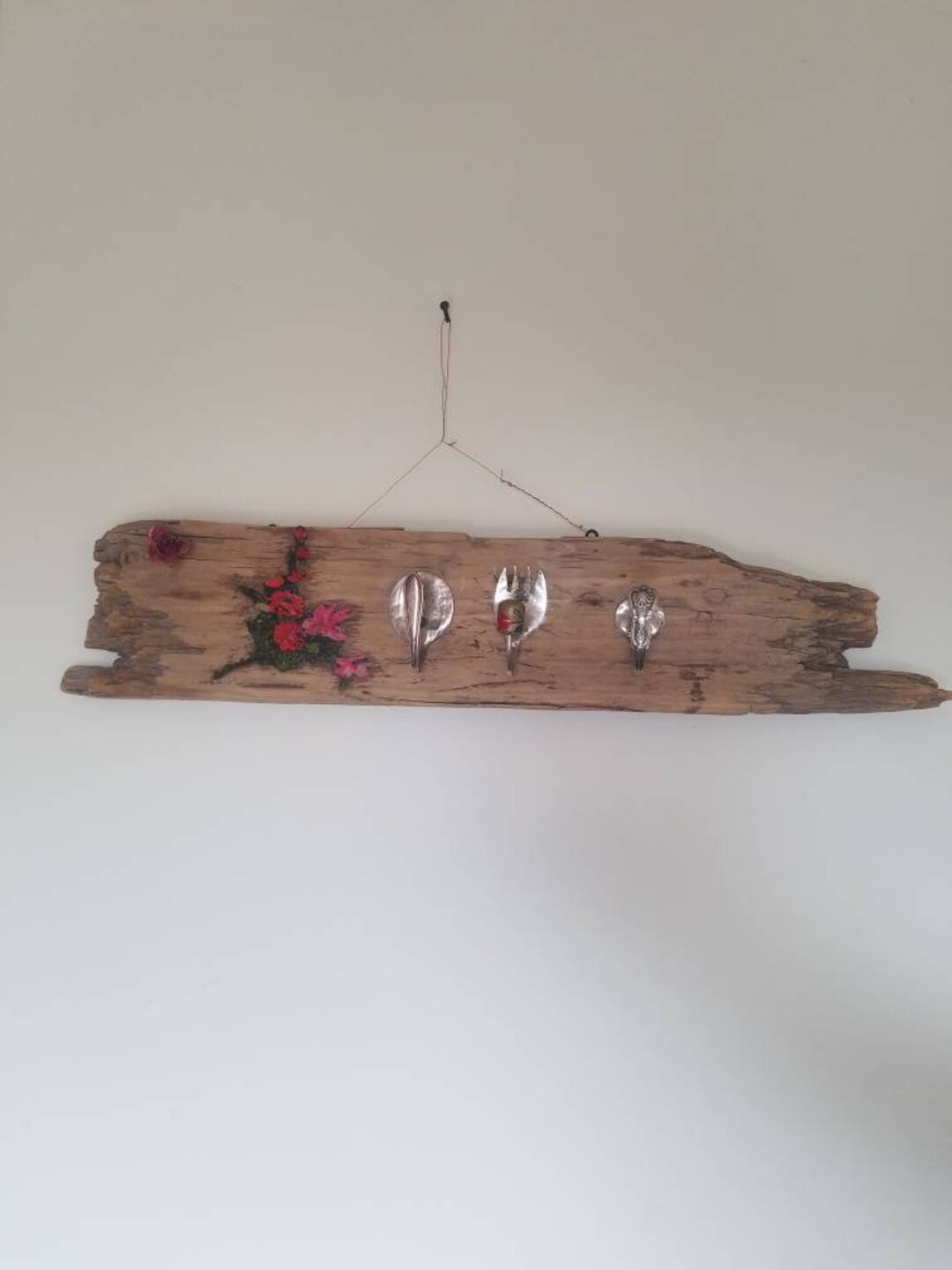 Driftwood Decorative Wall Hooks Etsy