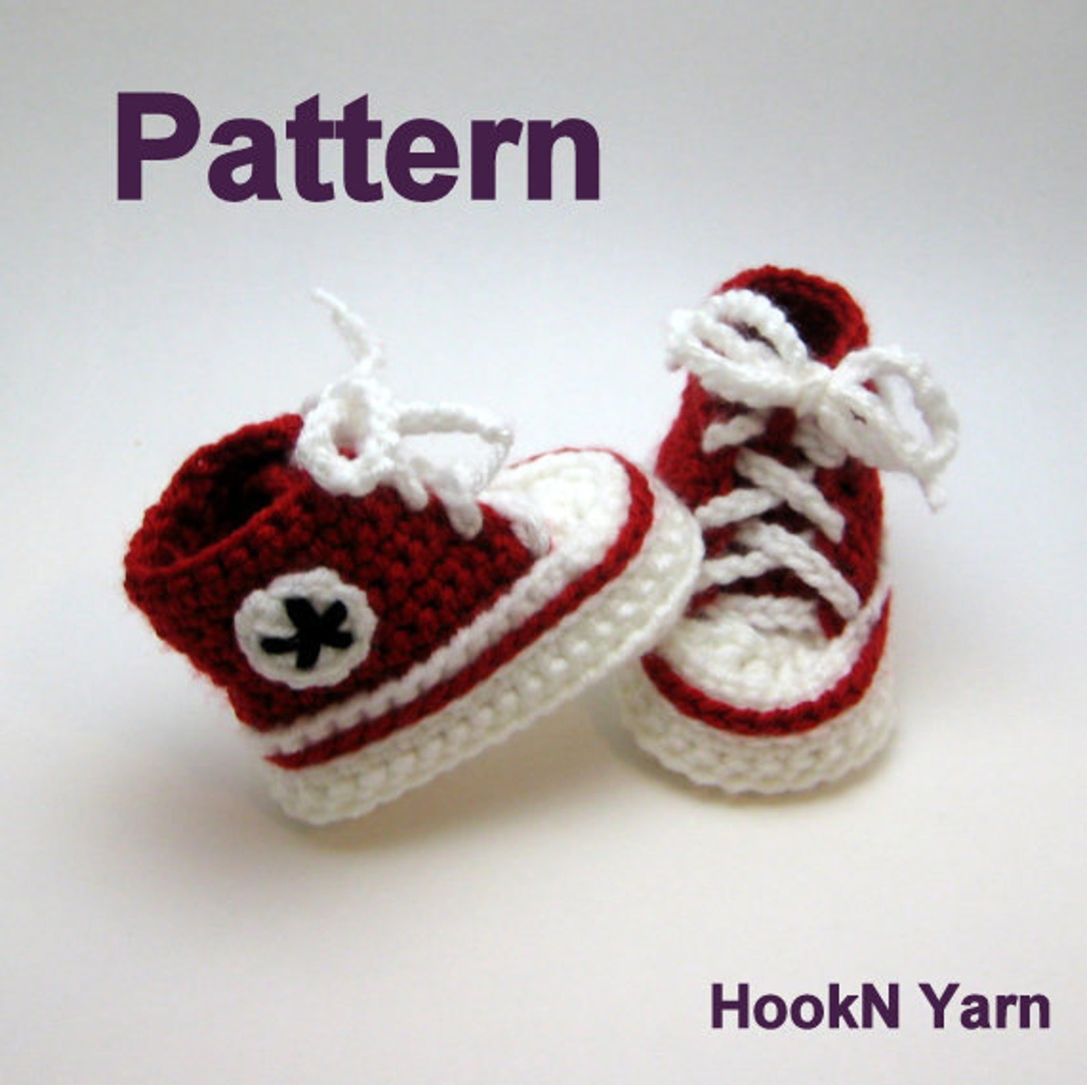 Baby Converse Pattern Converse Booties Pattern Baby Booties Etsy