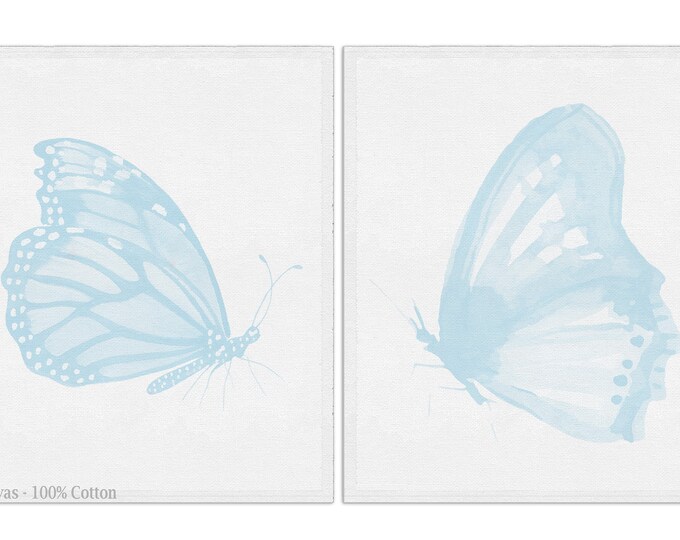 butterfly nursery wall art
