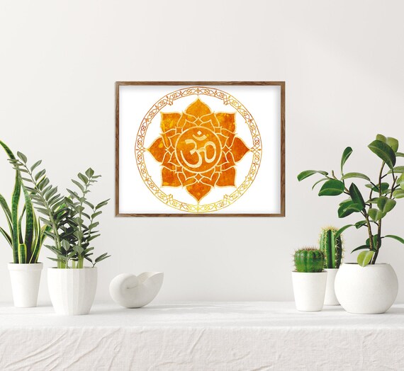 Mandala Wall Hanging, Zen Wall Art, Meditation Print, Mindfulness Décor, Sunflower Mandala, Mandala Art, Gift for Therapist, Canvas Print