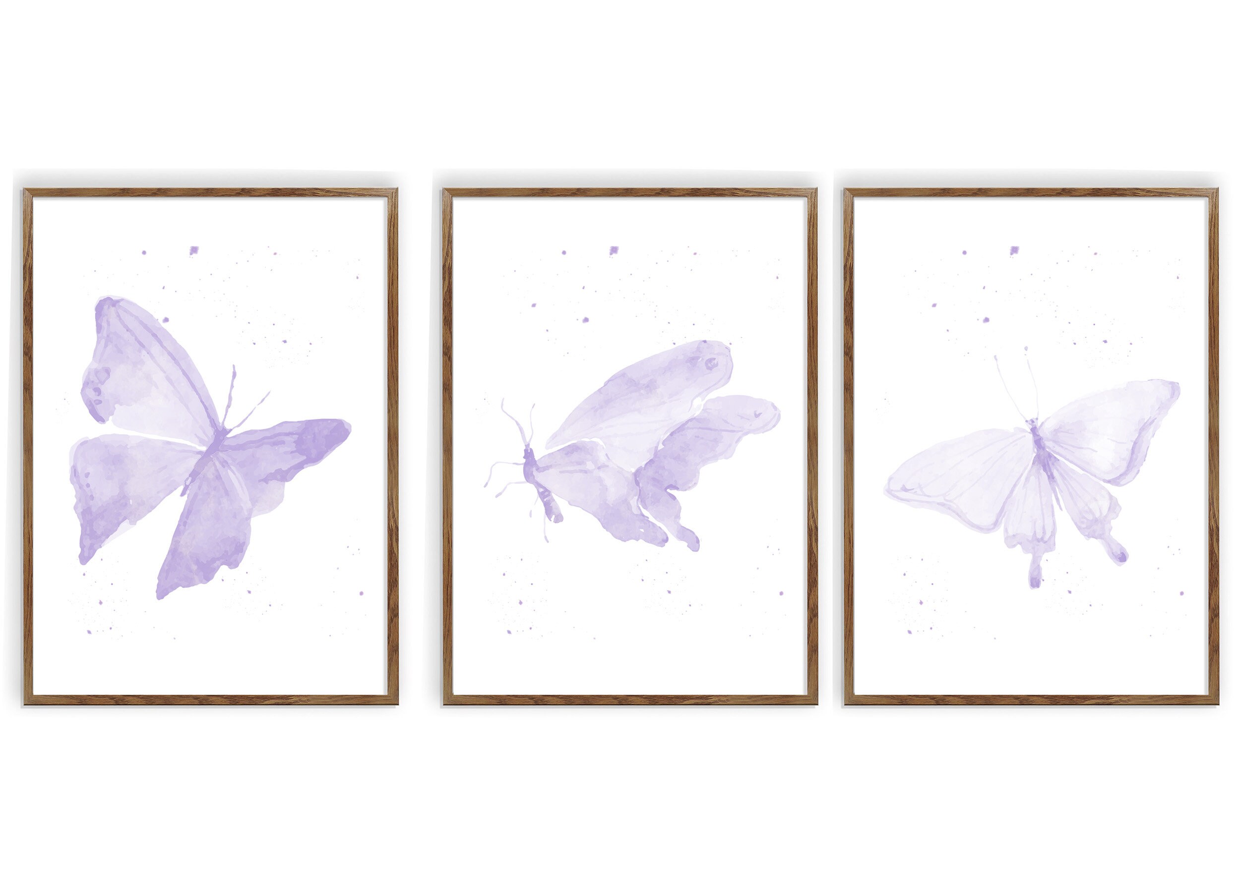 butterfly nursery wall art