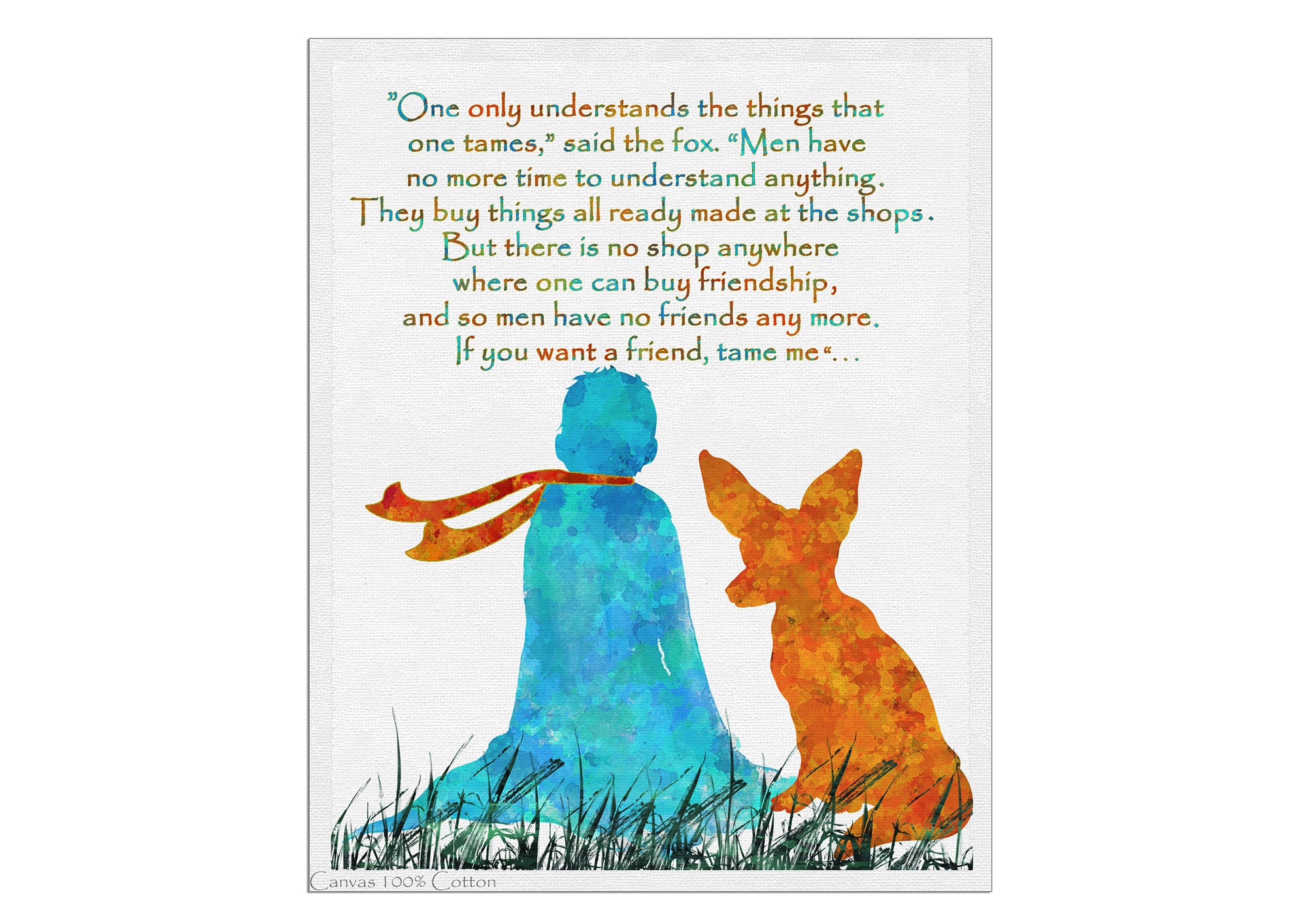 Friendship Quote, The Little Prince, Inspirational Quote Prints