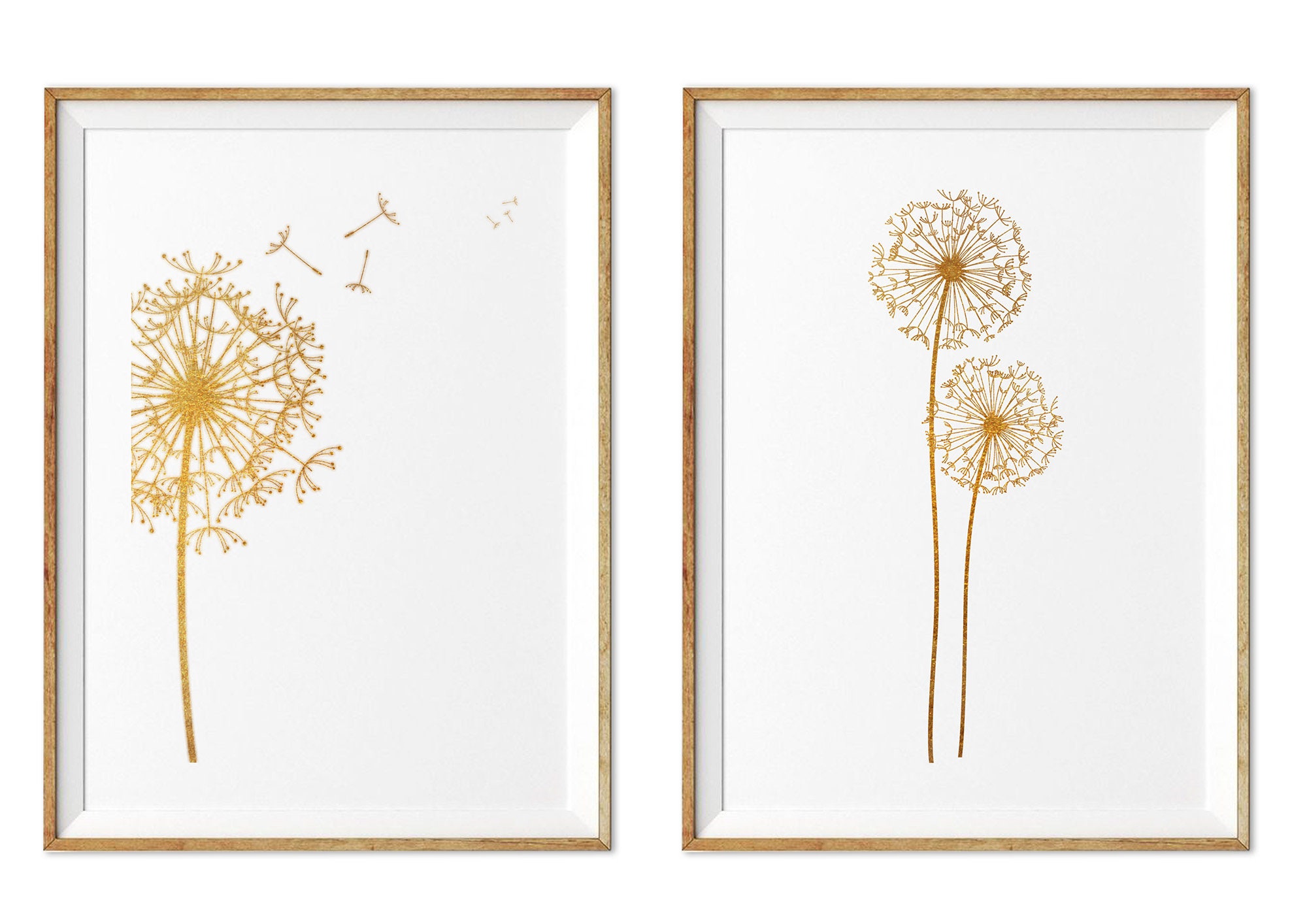 Large Wall Art, Dandelion Art, Dandelion Art Print, Flower Print, Wall