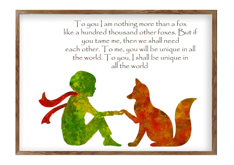 The Little Prince Inspirational Quote Prints Nursery Prints image 0