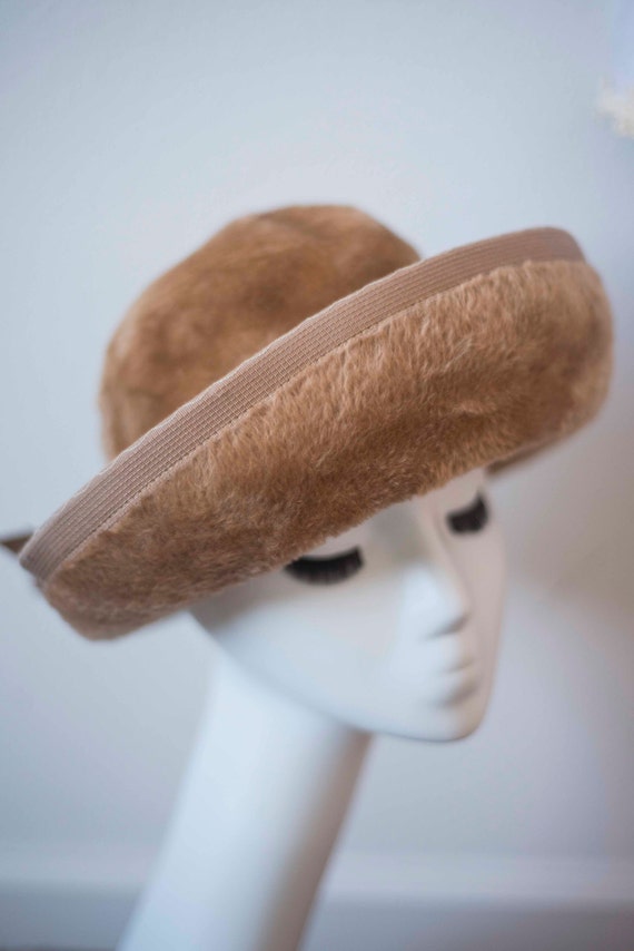 Vintage Bucket Hat || Velvet || 1960's Winter Hat