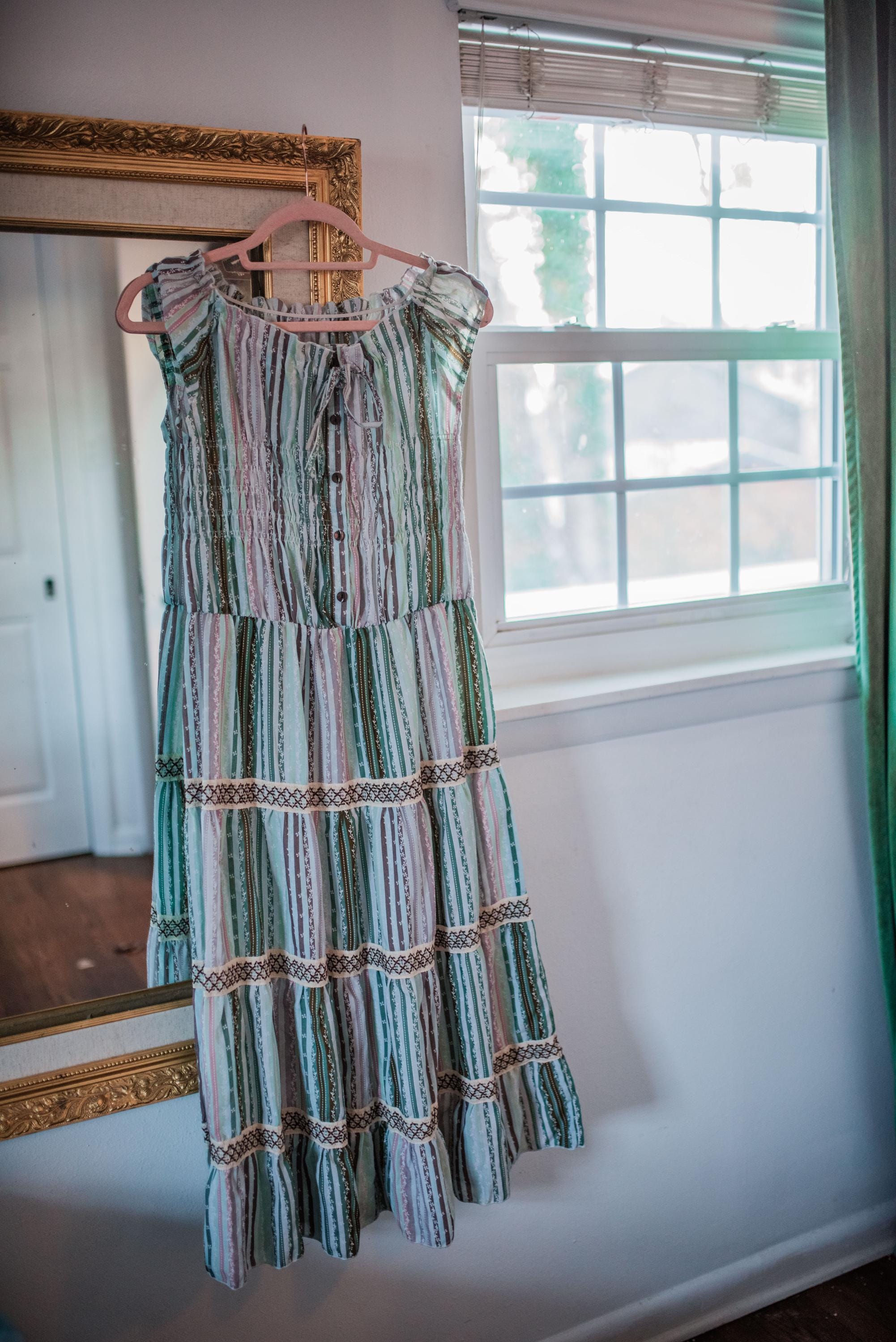 knee length dresses for ladies Sadie Maxi Dress Teal and Chartreuse Jasmine Eyelet