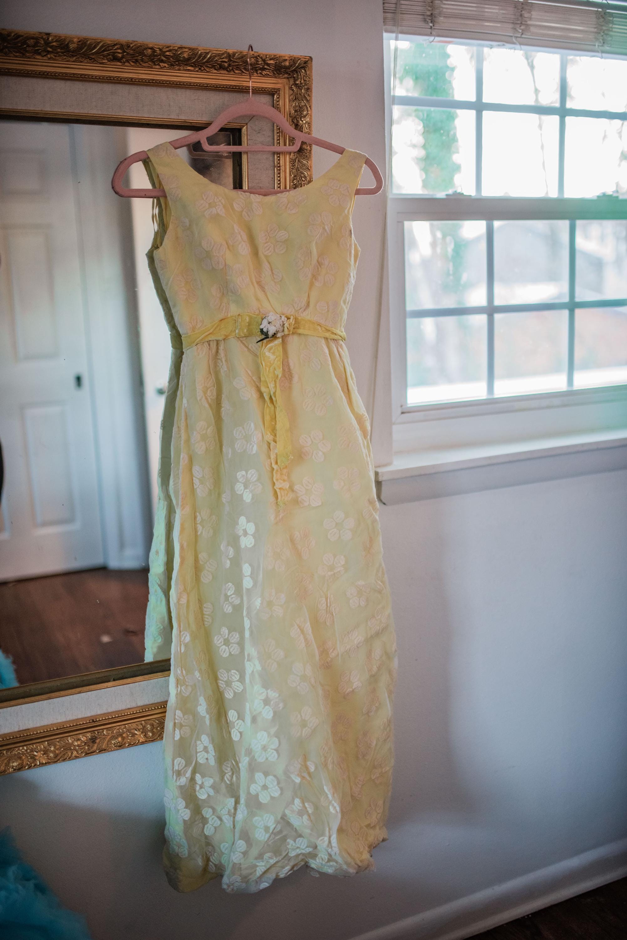 Yellow Empire Dress - Etsy