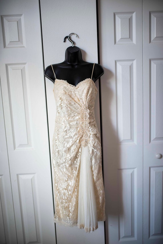Vintage 1990s Lace Dress || 90s Girls || Grunge Dr