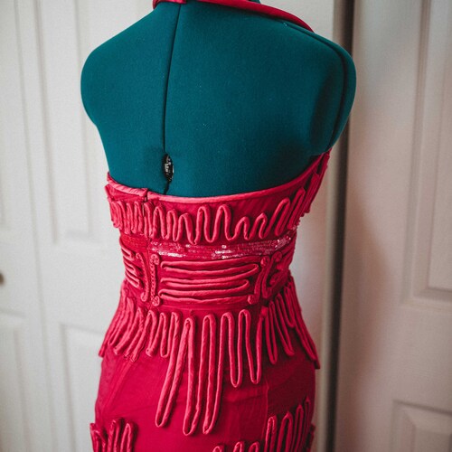 Donna Karan shops Pink Bombshell Dress || Vintage Sample Dress || Vintage 90s NYE