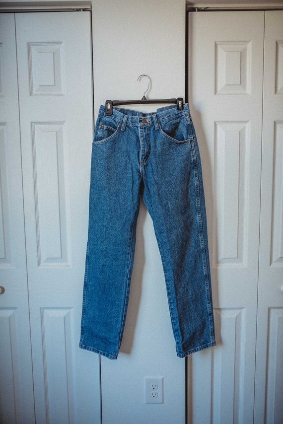 vintage wrangler jeans punk distressed light wash w32/ m ::: main image 0