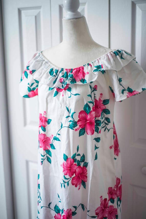 Hawaiian Summer Dress || Vintage 1950's House Dre… - image 5