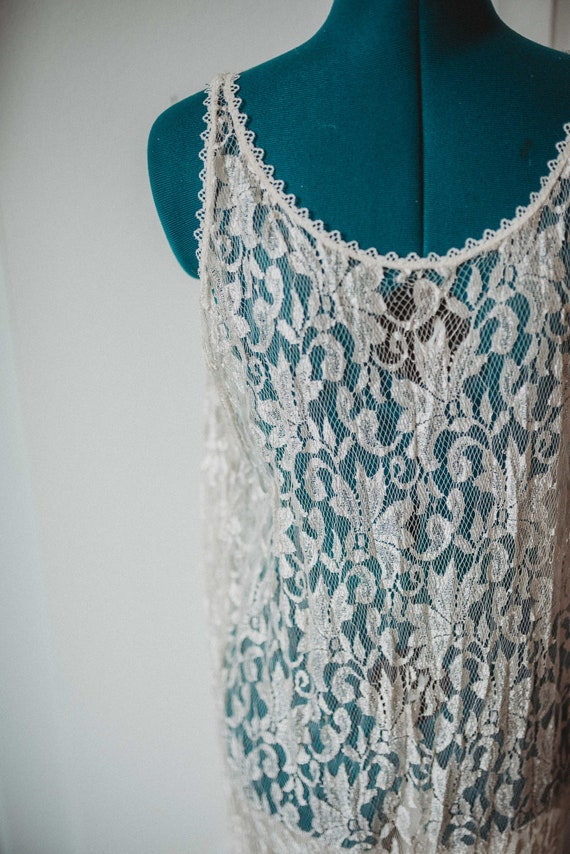 All Lace Gown || Vintage Lingerie || Long Dress - image 2