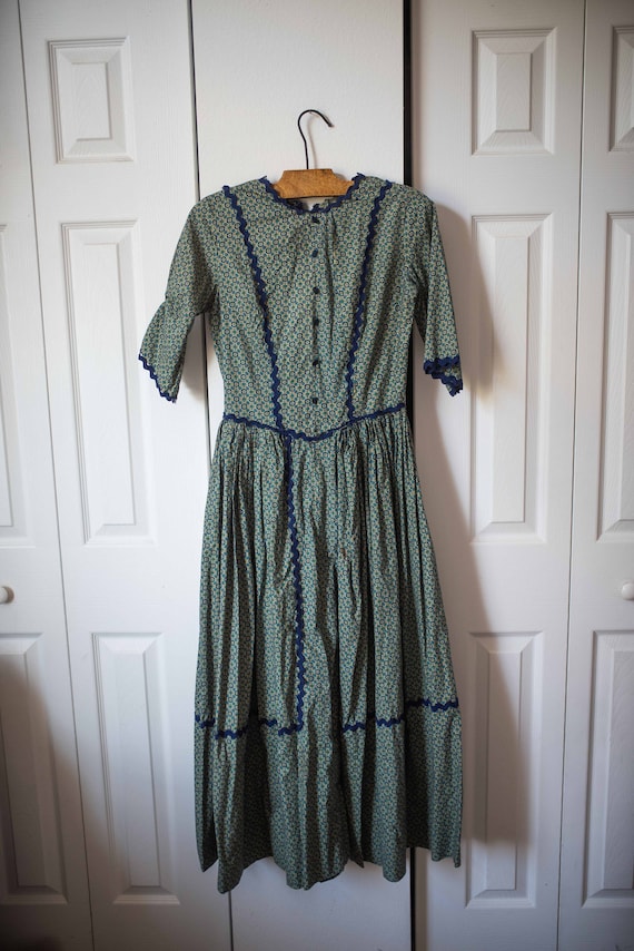 Vintage 1940s Dress || Deadstock Fruit of the Loom