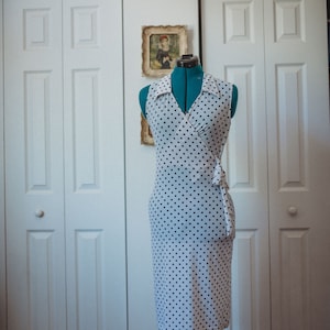 90s Polka Dot Dress || Vintage Dress || Cute Summer Dress