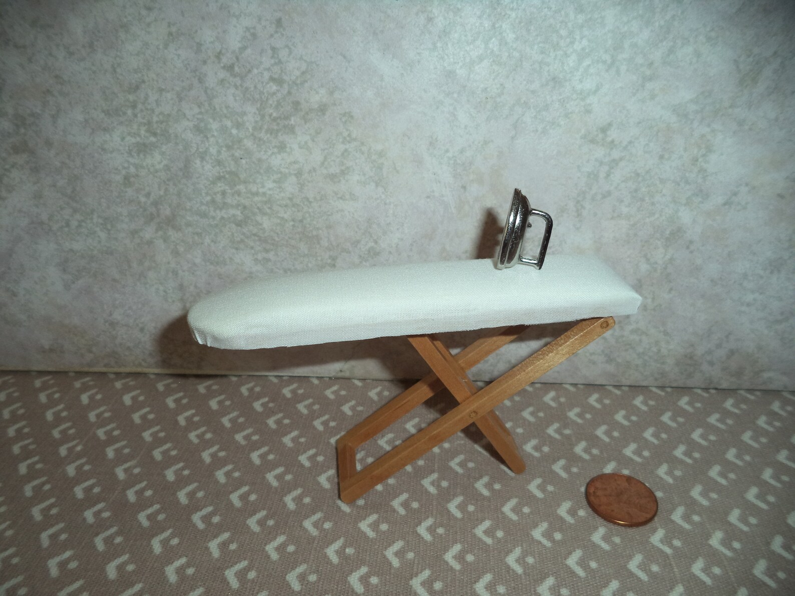 112 scale Dollhouse miniature ironing board w/iron Etsy