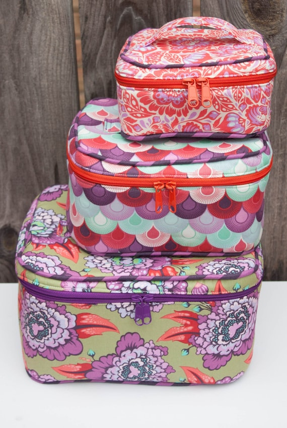 Crimson and Clover Train Cases PDF Sewing Pattern