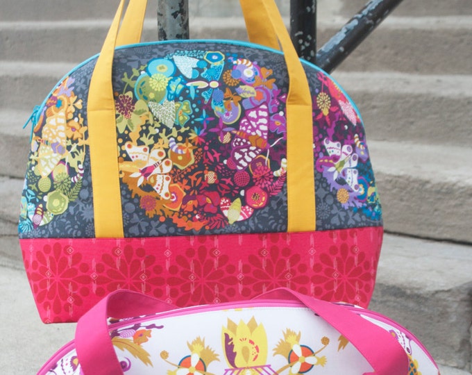 Weekender Travel Bag Pattern PDF Download Overnight Bag Sewing Patterns ...