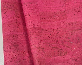 Cork Fabric - Pink 18" x 54"