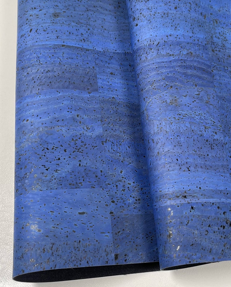 Cork Fabric Jeans Blue 18 x 54 image 1