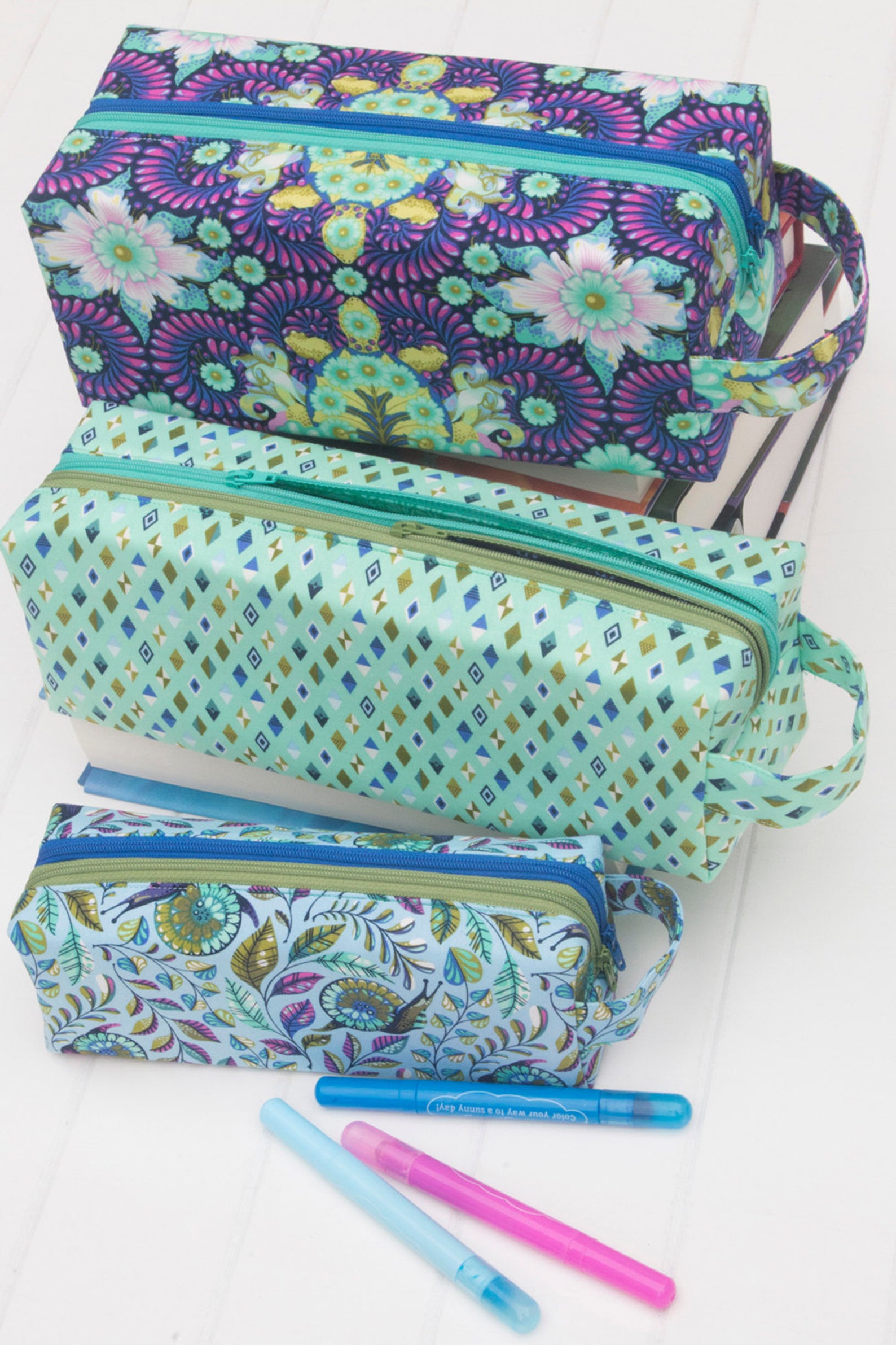 Annex Doublezip Box Pouches IN SPANISH Etsy