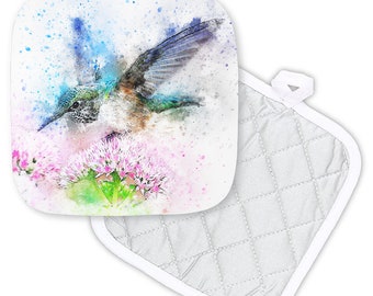 Beagle Water Color Painted style Art Potholder