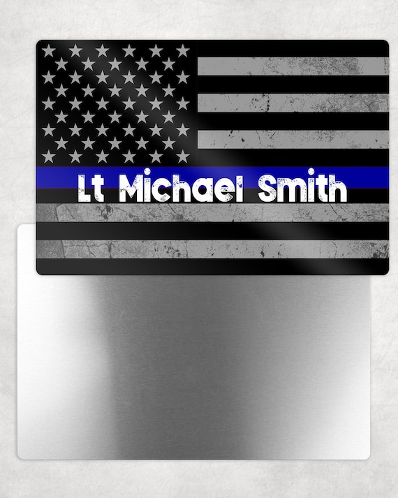 Definition of Integrity Thin Blue Line Law Enforcement 8x12 Aluminum Sign