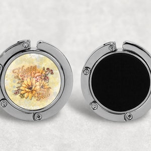 Happy Fall Sunflower Art Purse Hook