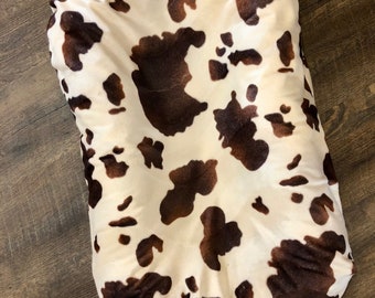 Western Cow / Pony Print Cover for Snuggle Me Infant Lounger Baby