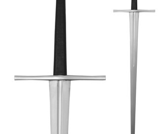 MSW127 round blade pont Pommel is rive practise sword practise combat sword FALLARD 3 mm thick blade Single handed sword for combat