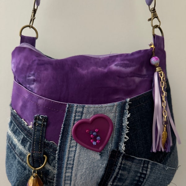 Denim Crossbody Etsy