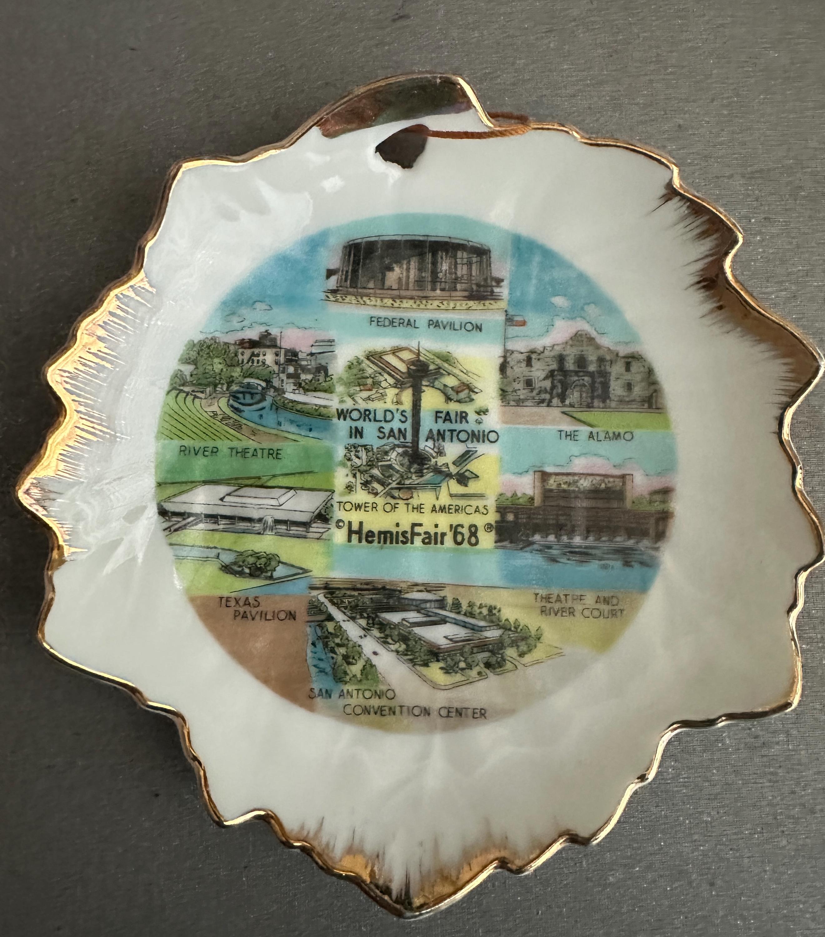 1968 Hemisfair Plate - Etsy