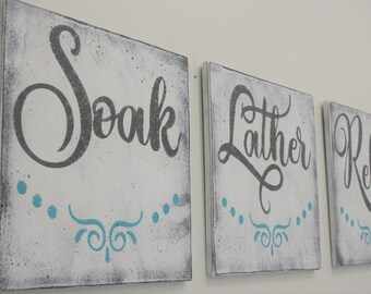 Shabby Chic Canvas 006 Shabby Chic Decor Shabby Chic Wall Etsy