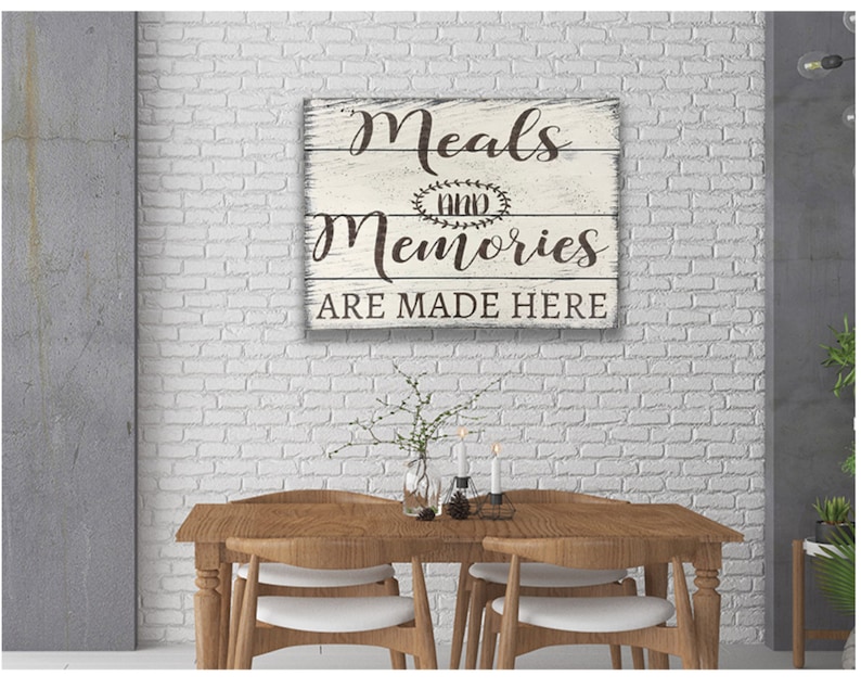 Personalized Kitchen Wooden Sign - Gift Idea For Mom/Mother's Day - Mom's Kitchen Rules Meals And Memories Are Made Here