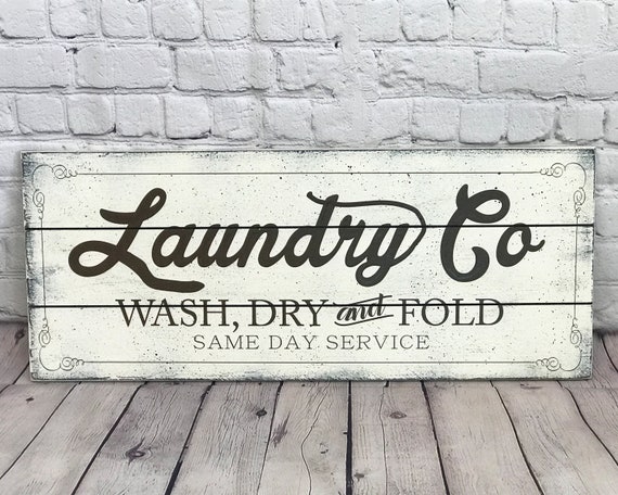 Laundry Room Rustic Sign Rustic Laundry Sign Joanna Gaines | Etsy