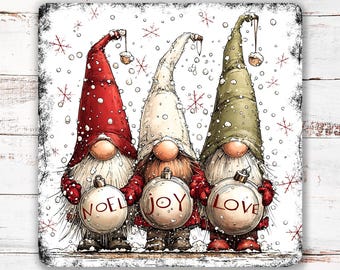 Gnome Christmas Decoration, Gnome Holiday, Wallhanging, Wall Decor, Noel, Gnome Wall Decor