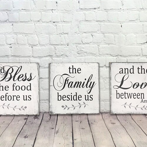 Bless the Food Before Us Printable Decor Kitchen &amp; Dining - Etsy