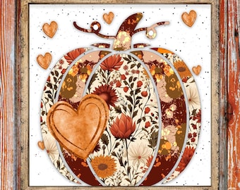 Beautiful fall and halloween wallhanging, mantel decor for fall