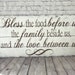 Dining Room Decor - Bless The Food Before Us - Kitchen Decor - Rustic Wall Decor - Farmhouse Decor - Rustic Kitchen Decor 