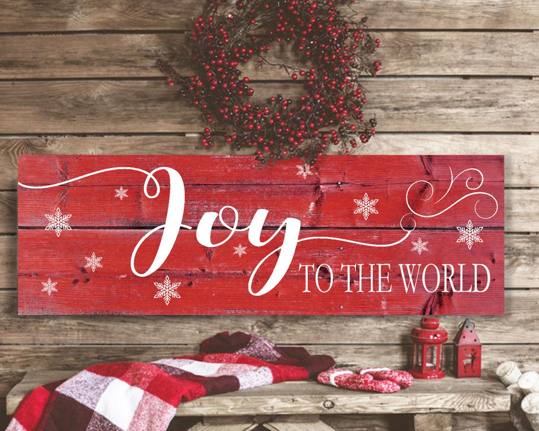 Christmas Decor | Joy to the World | Christian Christmas